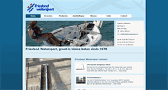 Desktop Screenshot of frieslandwatersport.nl